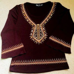 Hand Cotton Embroidered Top